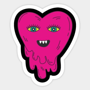 Melting Heart Sticker